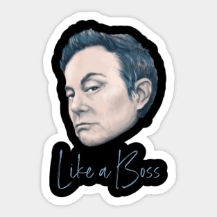 Like a Boss Sticker